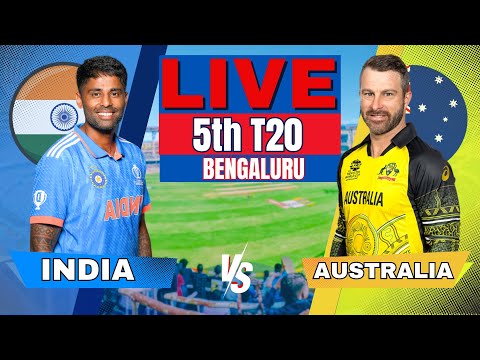 Live: India vs Australia 5th T20 Match Live Score & Commentary | Live Cricket Today IND vs AUS