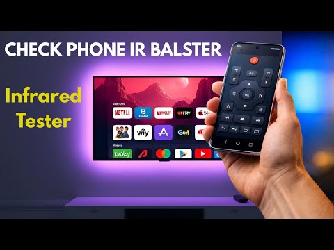 Phone IR Blaster tester/ Check if your Android phone features a built-in infrared IR Blaster