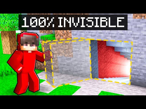 Cash's 100% INVISIBLE Minecraft Base!