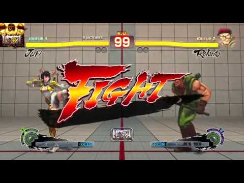 USF4 FT10 ST Bboy Duck (juri) vs Frionel (Rolento)