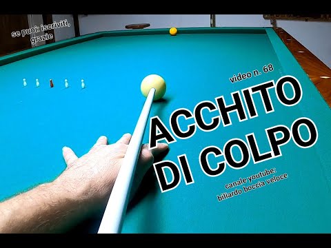 BILIARDO-v.68- ACCHITO DI COLPO