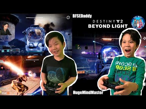 Destiny 2 - Beyond Light Campaign EP1 | 3 Player Family Co-Op | Split Screen View in 4K