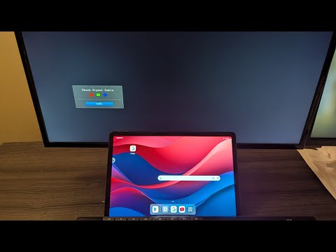 Can the Lenovo M11 tablet connect to a monitor?