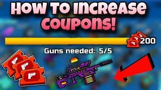 How To Increase Coupons In The Gallery! | Pixel Gun 3D