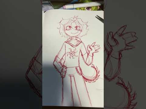 HOW DO PEOPLE DO CLEAN BIRO PEN (only) ART 😭 #twotime