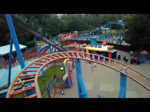 Spinball Whizzer Backwards Facing On Ride POV Alton Towers 2020