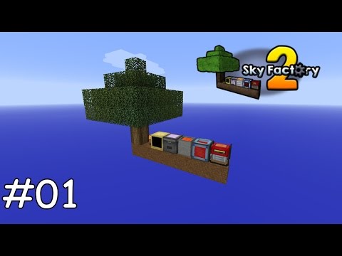 Minecraft Sky Factory 2 - 01 - A Start in the Tree [German]