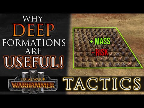 Should units be a WIDE or SQUARE formation? - Total War Tactics: Warhammer 3