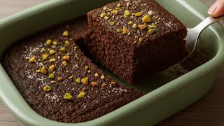 5-Minute HEALTHY Chocolate CAKE from Oats and Banana!