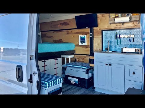 Gorgeous Camper Van Converted For Full-Time Travel