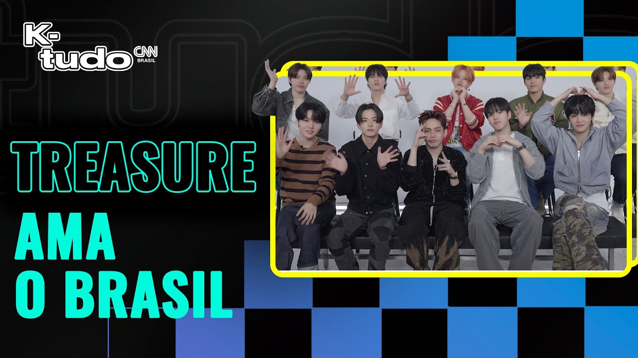 [ENG SUB] TREASURE Says They're Ready to Come to Brazil | K-Tudo CNN
