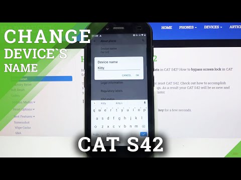 How to Rename Cat S42 - Change Smartphones Name