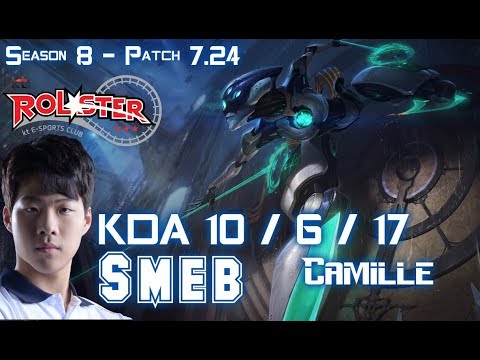 KT Smeb CAMILLE vs GANGPLANK Top - Patch 7.24 KR Ranked