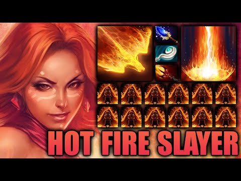 LINA HOT FIRE SLAYER GODLIKE | Dota 2 HightLight 1440p