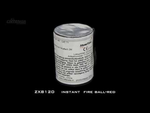 Showtime PSE - ZX8120 - Instant fire ball-red