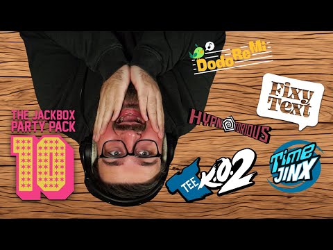 Das ist das neue JACKBOX PARTY PACK 10! (Tee K.O.2, Timejinx, FixyText, Dodo Re Mi, Hypnotorious)