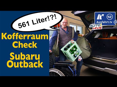 Kofferraum-Check: Subaru Outback - was passt in den Kofferraum? Fahrrad? Leiter? Koffer? Taschen?