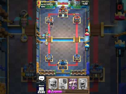 Clash Royale ladder battle with LJ loon deck