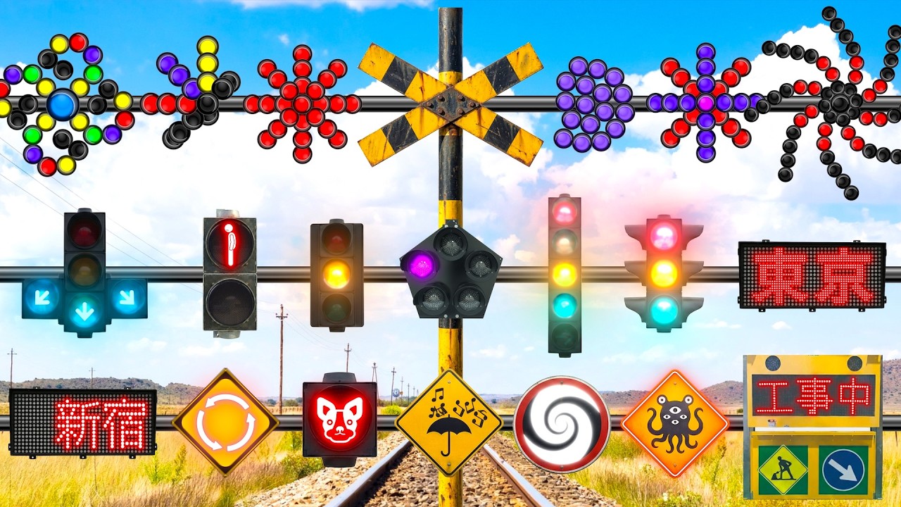 【踏切アニメ】とても豪華な盛り合わせ踏切カンカンが大活躍！