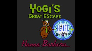 ATARI XL / XE =+  YOGI´S GREAT ESCAPE ( TITLE COLOR VERSION )