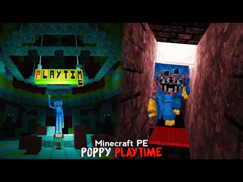 CravenTuber - Minecraft PE: Poppy Playtime Addon & Map Showcase - Chapter 1 • Full Game • Walkthrough