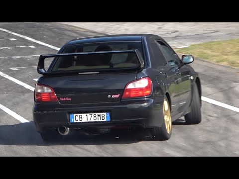 Handbrake Turns & AWD Drifts! - Subaru Impreza WRX STI vs Mitsubishi Lancer EVO IX!
