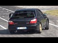 Handbrake Turns AWD Drifts Subaru Impreza WRX STI Vs Mitsubishi Lancer EVO IX