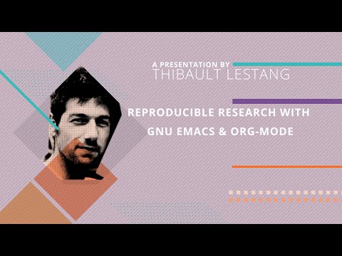 Reproducible Research with GNU Emacs and Org-mode