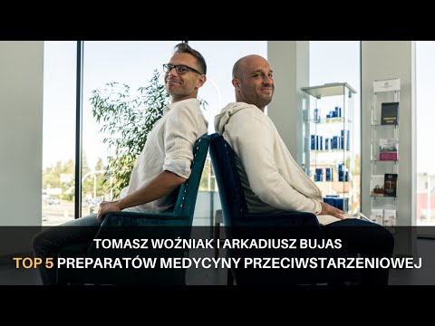 , title : 'TOP 5 preparatów Medycyny przeciwstarzeniowej. Rozmowa Tomasz Woźniak i Arkadiusz Bujas.'