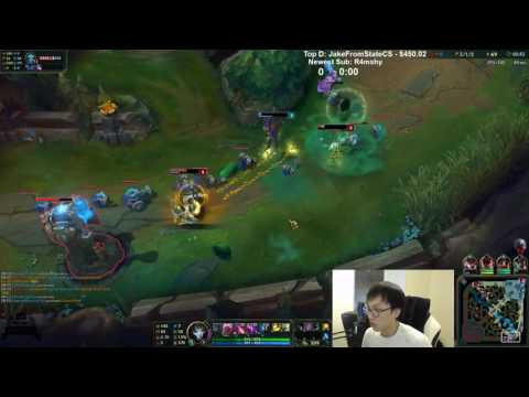 League Of Legends S7 — Doublelift as Jhin Karma vs Varus Thresh Bot  Ranked Gameplay