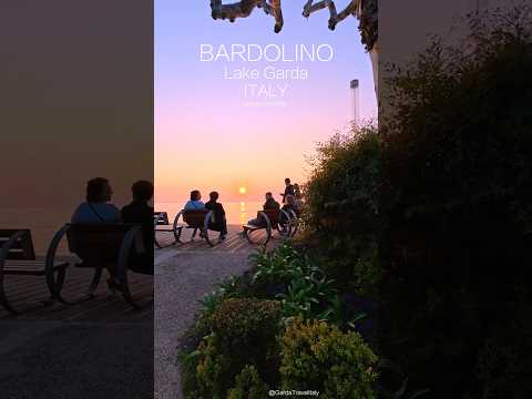 Italy’s Most Romantic Lake Town? Bardolino in 15 Seconds 🌅 #AndreaBocelli #LakeGarda #VivoPerLei