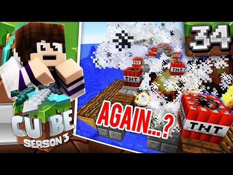 Minecraft Cube SMP S3: E34 - Blowing up the Bridge... AGAIN!