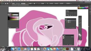 Vector Art Speed Video: Rose