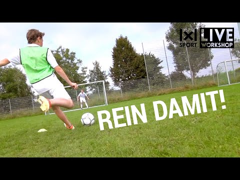 ⚽️ Trainiere den Torabschluss in spannender Wettkampfsituation!