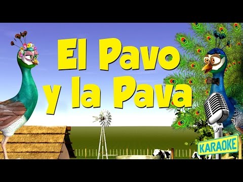 KARAOKE El Pavo y la Pava, con Letra - Canciones de la Granja de Zenón