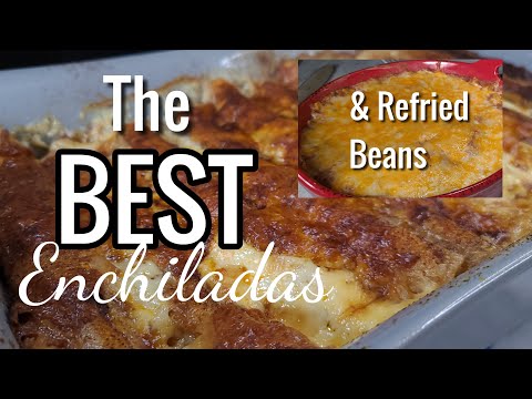 Cream Cheese Chicken Enchiladas The Best Refried...