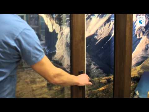 Apertura y cierre de una puerta corredera elevadora de PVC3