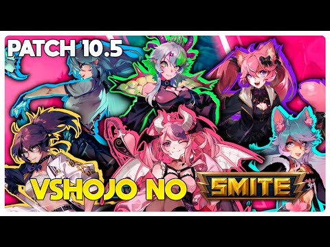 NEW CROSSOVER! VSHOJO IN SMITE! And a pretty absurd buff... Update Notes 10.5