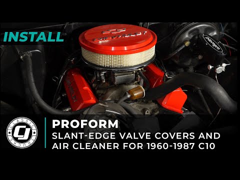 Classic Chevy Valve Covers & Air Cleaner | Proform | 1960-1987 C10 Install