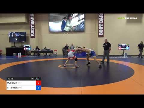 2018 Marine Corps US Open/Senior Men's Freestyle 70 Con 16 #2 - Matt Collum (Xtre) Vs. Griffin Par