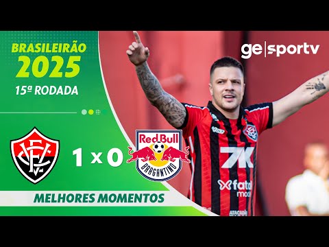 Gols e lances de Vitória x Red Bull Bragantino