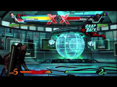 Ultimate Marvel Vs Capcom 3 (PS3) Ranked Match part 12