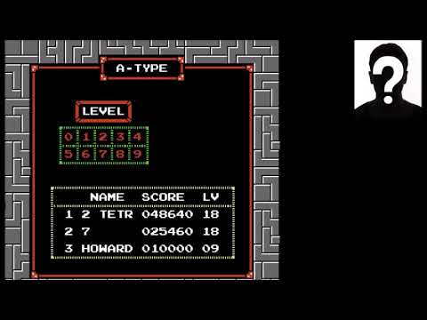 [NES Tetris] PAL Level 18 No Next Box, 2 tetr / 28 lines (2 games)