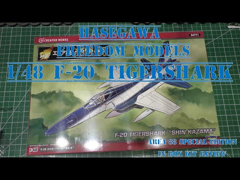 Hasegawa / Freedom Models 1/48 F-20 Tigershark - Area-88 Special Edition - In Box Kit Review
