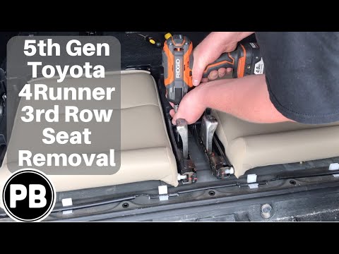 Toyota 4Runner 5th Gen 3rd Row Removal