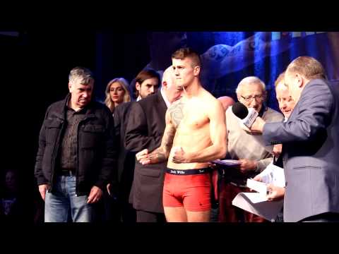 Marc McCullough vs Malkhaz Tatrishvil weigh in and Head to Head