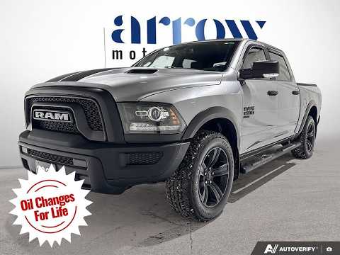 2021 Ram 1500 Classic Warlock 4x4 Crew Cab 5'7" Box in Silver for sale at Arrow Motors in Aylmer, ON