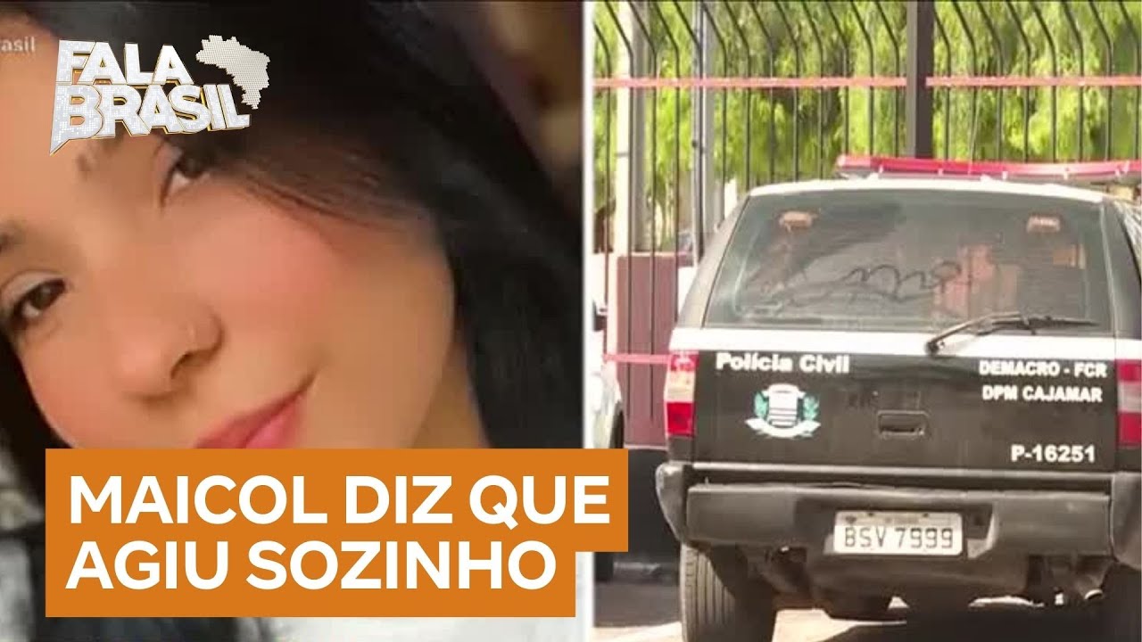 Maicol diz que agiu sozinho no assassinato de Vitória; polícia acredita que ele teve ajuda