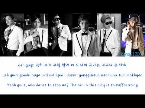 B.A.P - Badman [Hangul/Romanization/English] Color & Picture Coded HD