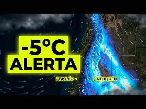 08 06 26 🏔️❄️❄️❄️❄️☔Clima Neuquén (Arg) Araucanía y Bio Bio (Chile)Patagonia